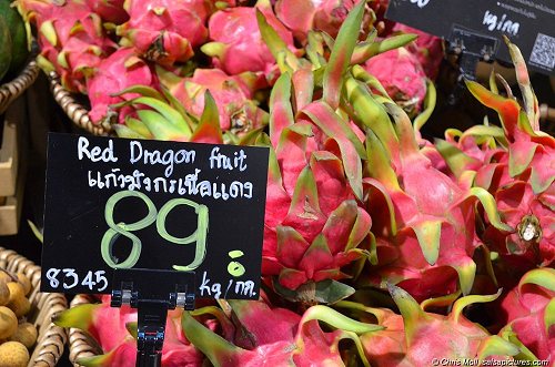 Bangkok: rote Drachenfrucht