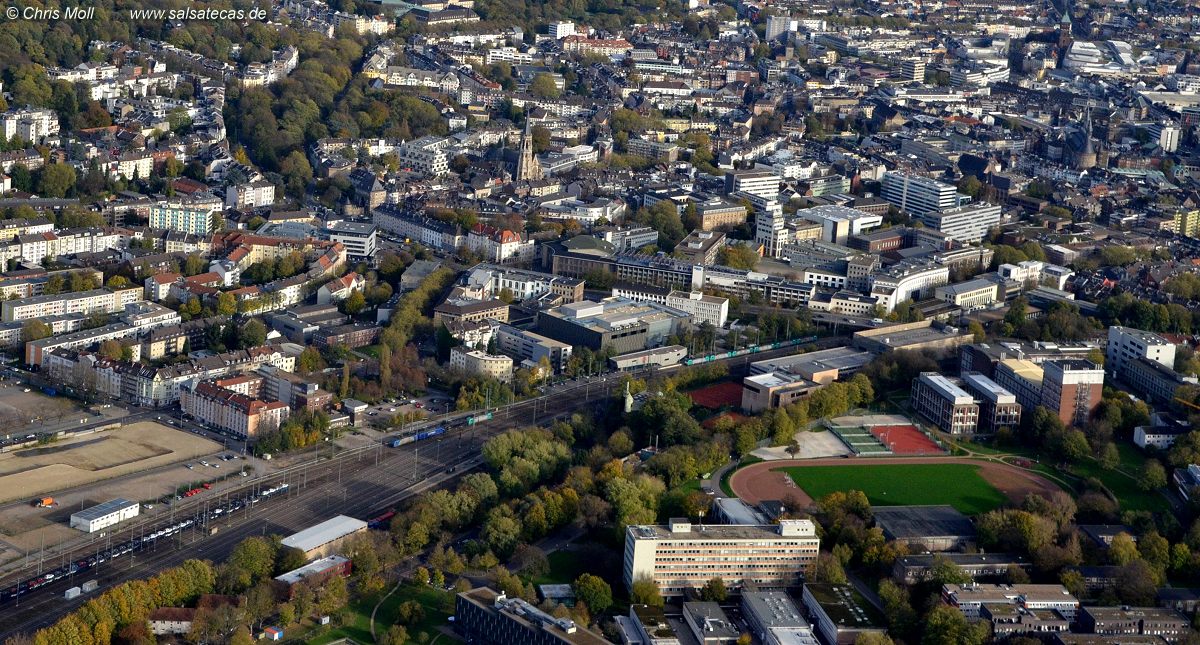 Aachen: Königshügel, Westbahnhof, Pontviertel
