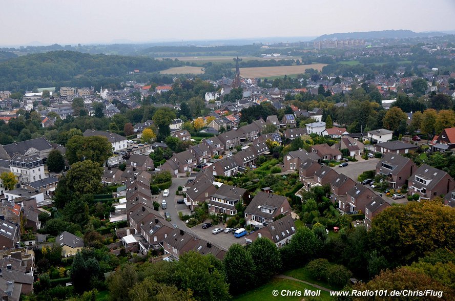 Vaals, Niederlande: Luftaufnahme aus einem Heissluftballon